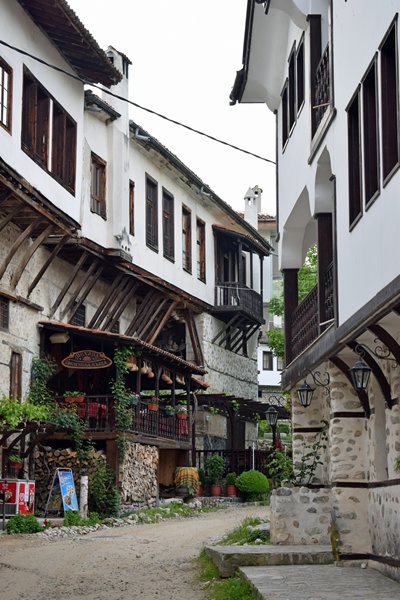 Een straatje in Melnik