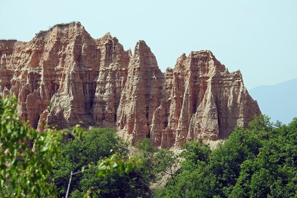 Zandsteenformaties in Melnik