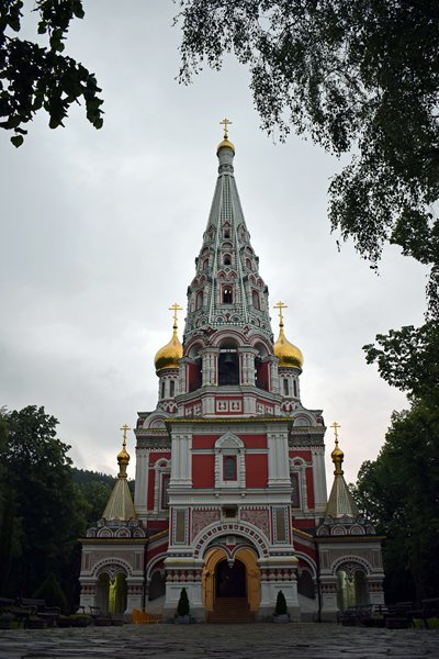 De Russische kerrk in Shipka