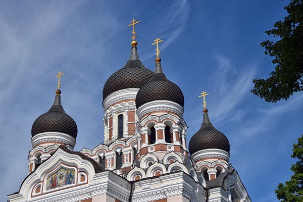 Alexander Nevsky kathedraal in Tallinn, Estland