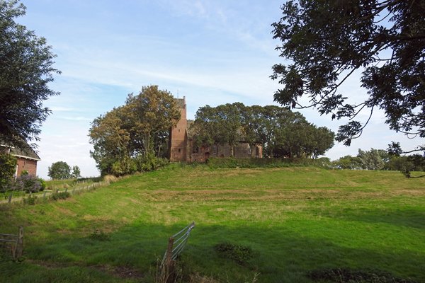 Kerk van Hegebeintum (Friesland) op terp