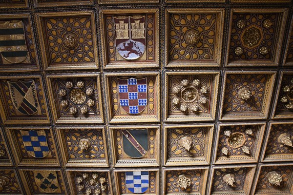 Plafond in Casa de Pilatos, Sevilla