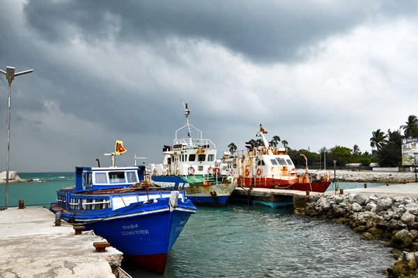 Veerbootjes op Delft Island (Sri Lanka)