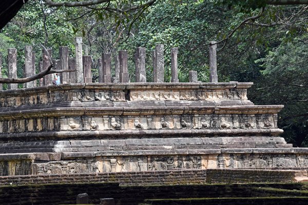 Ruïne in Polonnaruwa (Sri Lanka)