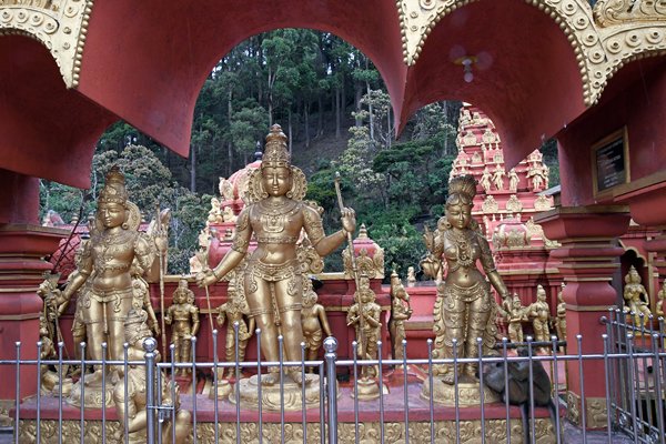 Seetha Amman Temple tussen Nuwara Eliya en Hakgala (Sri Lanka)
