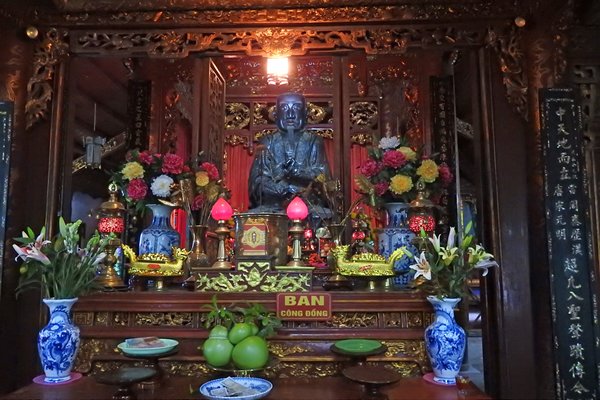 Altaar in de Quan Than tempel (Hanoi)