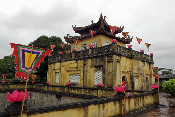 Het Centrale Paleis in de citadel van Hanoi