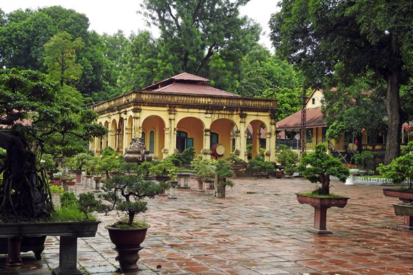 Binnenplaats in de citadel van Hanoi