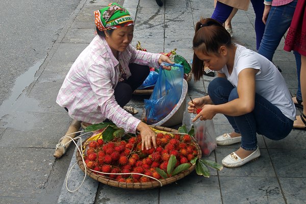 Ramboetans worden stuk voor stuk uitgezocht, Hanoi