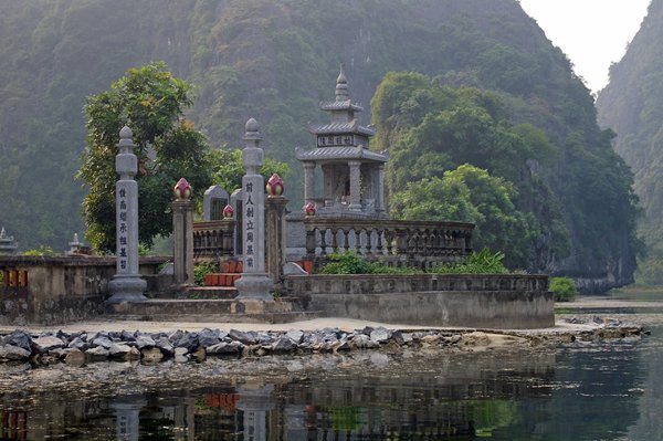 Tempeltje bij Ninh Binh, Vietnam