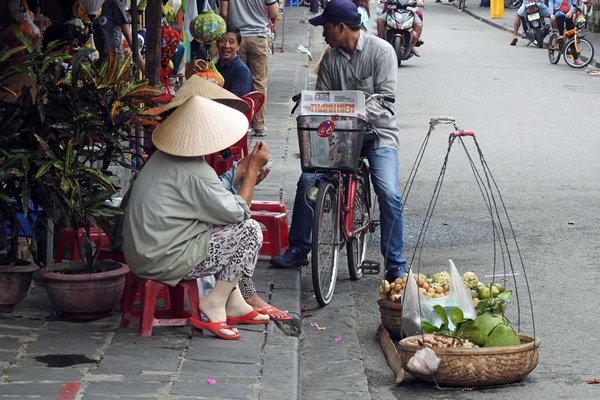 Straatbeeld Hoi An (Vietnam)