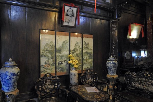 Zitkamer in een familiehuis (Hoi An, Vietnam)