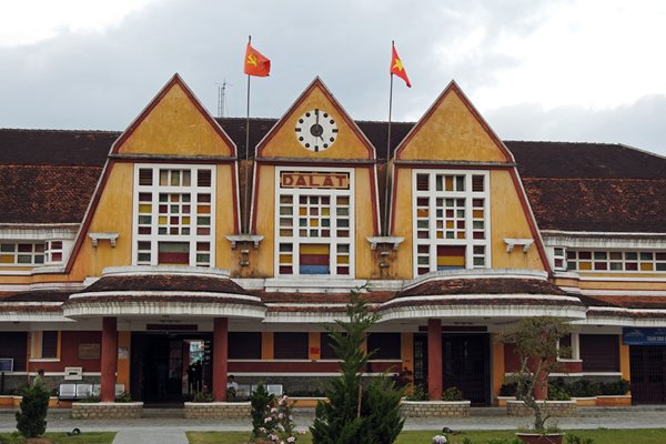 Stationsgebouw, Dalat (Vietnam)