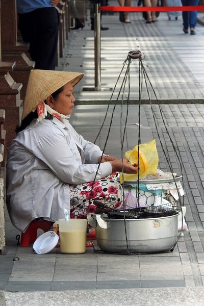 Mobiel restaurantje in Saigon