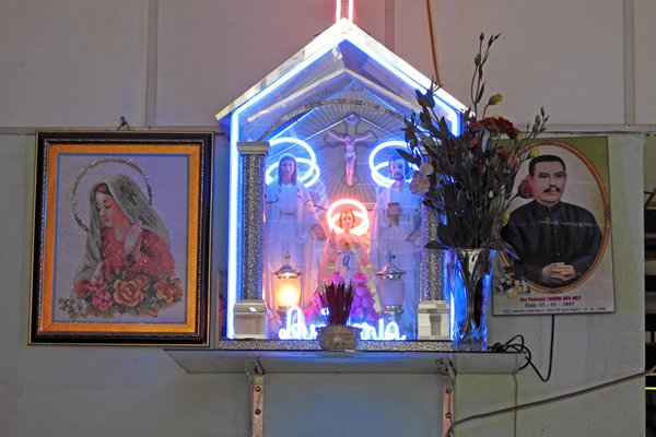 Huisaltaartje in Long An, Vietnam