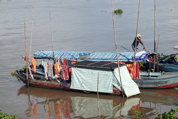 Bootjes in Chau Doc, Vietnam
