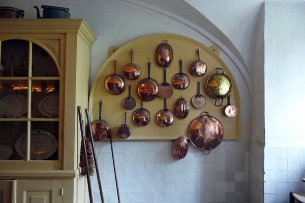 In de keuken van Kasteel Amerongen