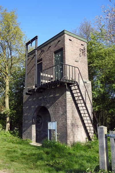 Transformatorhuisje in de Ooijpolder
