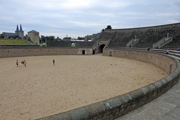 Het amphitheater van Xanten