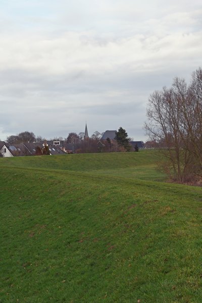 Op de dijk richting Wilp
