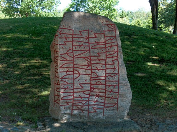 Runesteen in Busdorf, Denemarken 2006