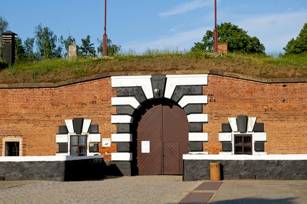 Toegangspoort tot Theresienstadt, Tsjechië 2012