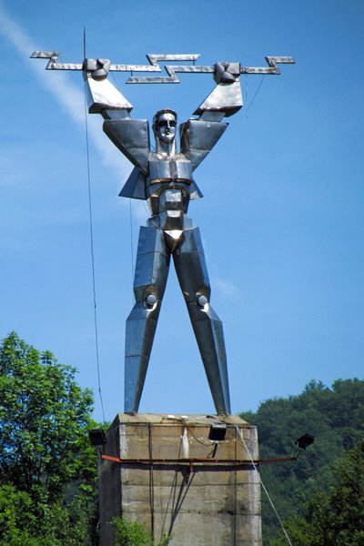 Prometheus bij Vidraru suwmeer, Roemeniƫ 2012