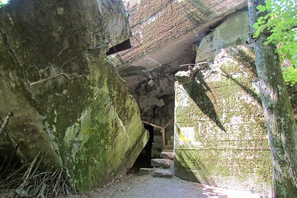 Wolfsschanze (hoofdkwartier Hitler) in Gierloz, Polen