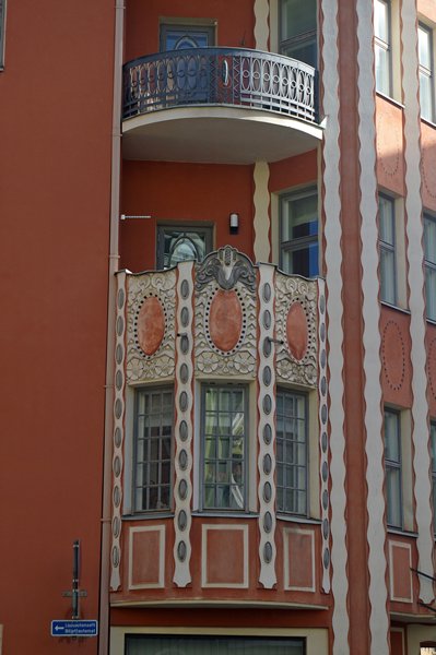 Appartementengebouw in Art Deco in Helsinki, 2014