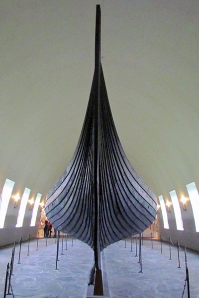 Osebergschip in Vikingmuseum, Oslo 2011