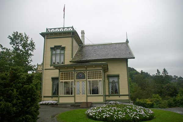 Troldhaugen, de villa van Grieg in Hop.