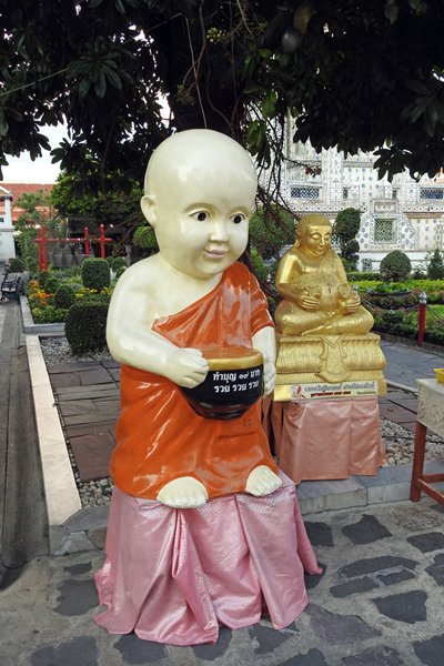 Omgeving Wat Arun tempel, Bangkok 2015