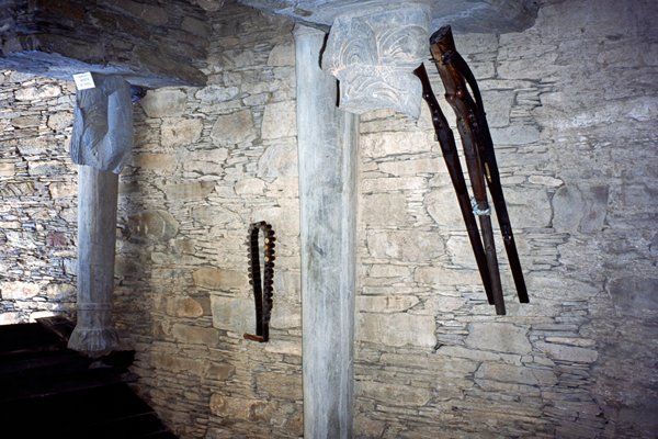 Bewakersruimte bij museum in Takht-i-Bahi, Pakistan 1997