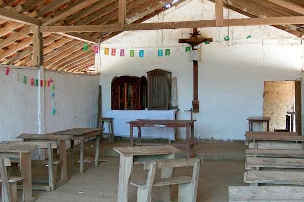 De kerk van San Bartolomé, Bolivia 2006