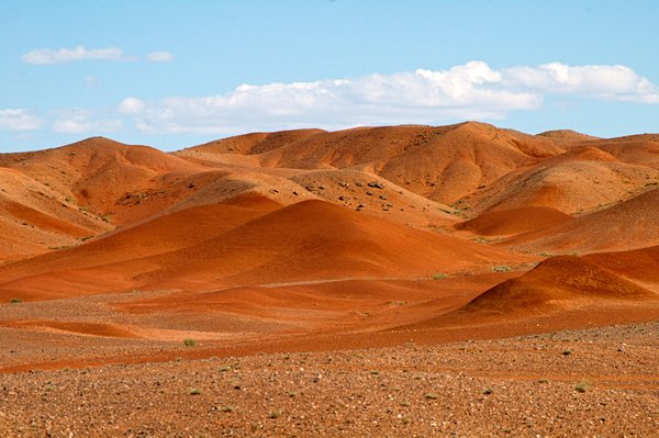 Painted desert van Ulaan Suvraga, Mongolië 2010