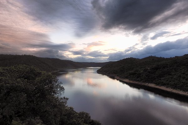 Avondlucht bij de Salto del Gitano, Spanje 2016