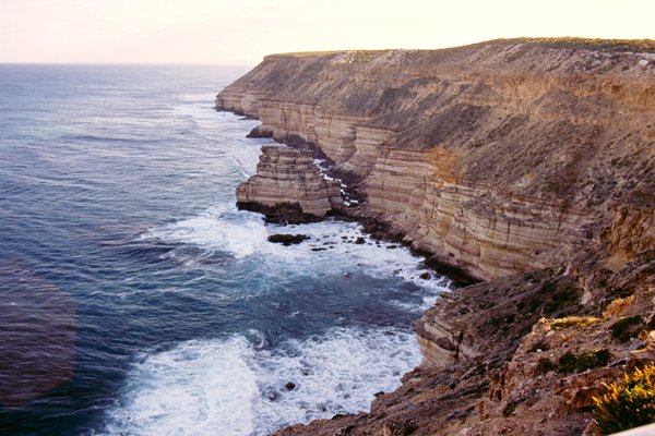 Klifkust in Kalbarri NP, Australië 1998