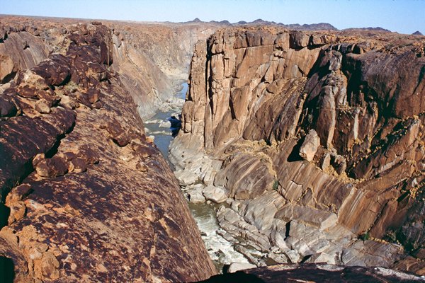 Kloof bij Oranje Rivier, Zuid-Afrika 1997