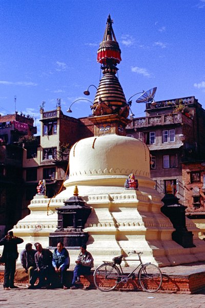 Kleine stupa in Kathmandu 1997