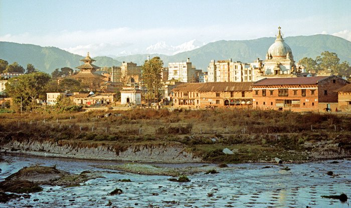 Chobar aan de Bagmati rivier, Nepal 1997