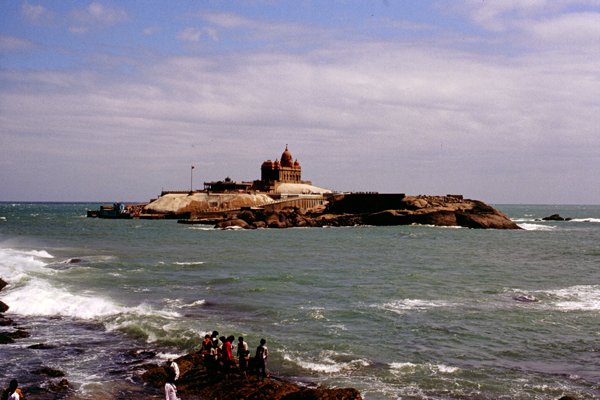 Vivekananda Rock Memorial bij Cape Comorin, India 1997